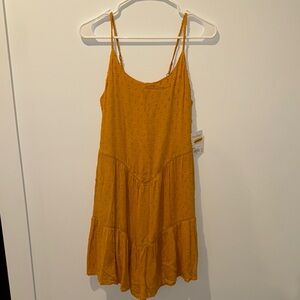 SO Mustard Textured Dress